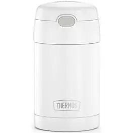 Thermos - 16 oz. Kid's Funtainer Stainless Steel Insulated Food Jar - White