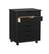 Alt View 16. Linon Home Décor - Monte Wide Six-Drawer Rolling Storage Cart - Black.