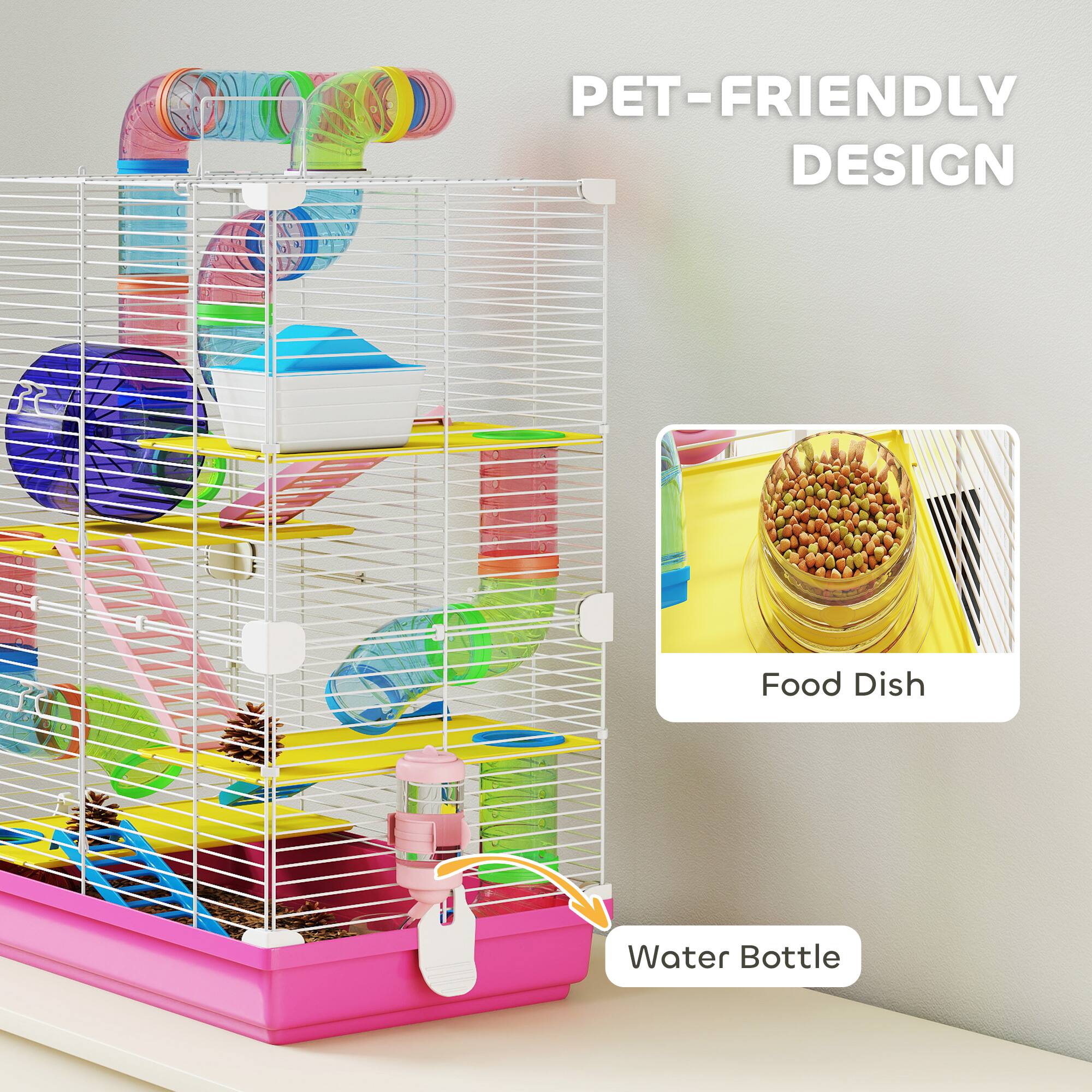 PET-FRIENDLY DESIGN  
Food Dish  
Water Bottle
