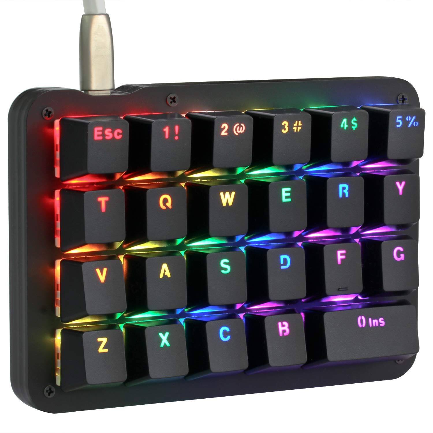 23 Keys/RGB Backlit/Blue switches