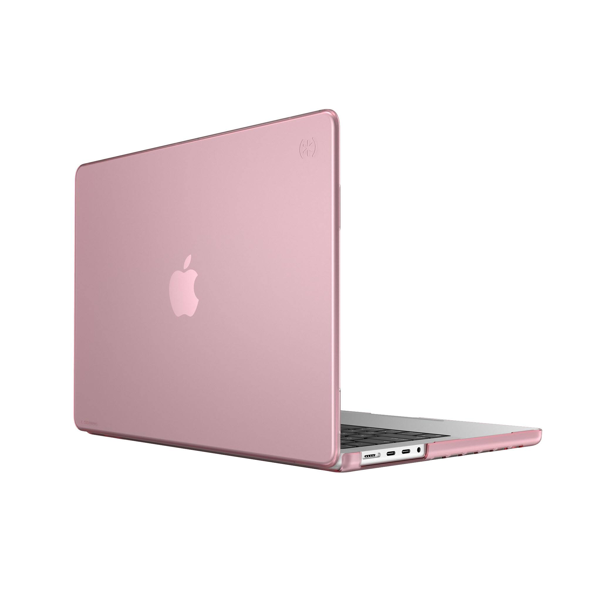 Back. Speck - Smartshell Case for Macbook Pro 14" M5/M4/M3/M2/M1 (2021-2025) - Crystal Pink.