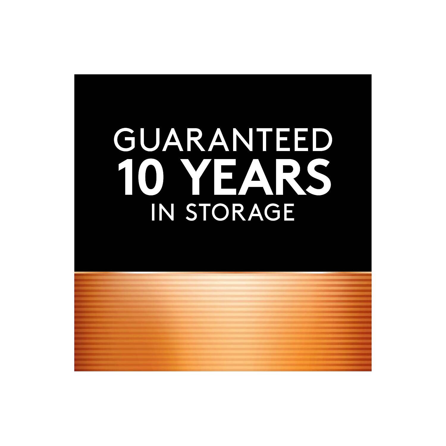 GUARANTEED 10 YEARS IN STORAGE