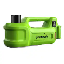 Greenworks - 24V Cordless Car Jack, 3 Ton Max Loading for Vehicle Weigh Hydraulic Jack, Tool Only - Green