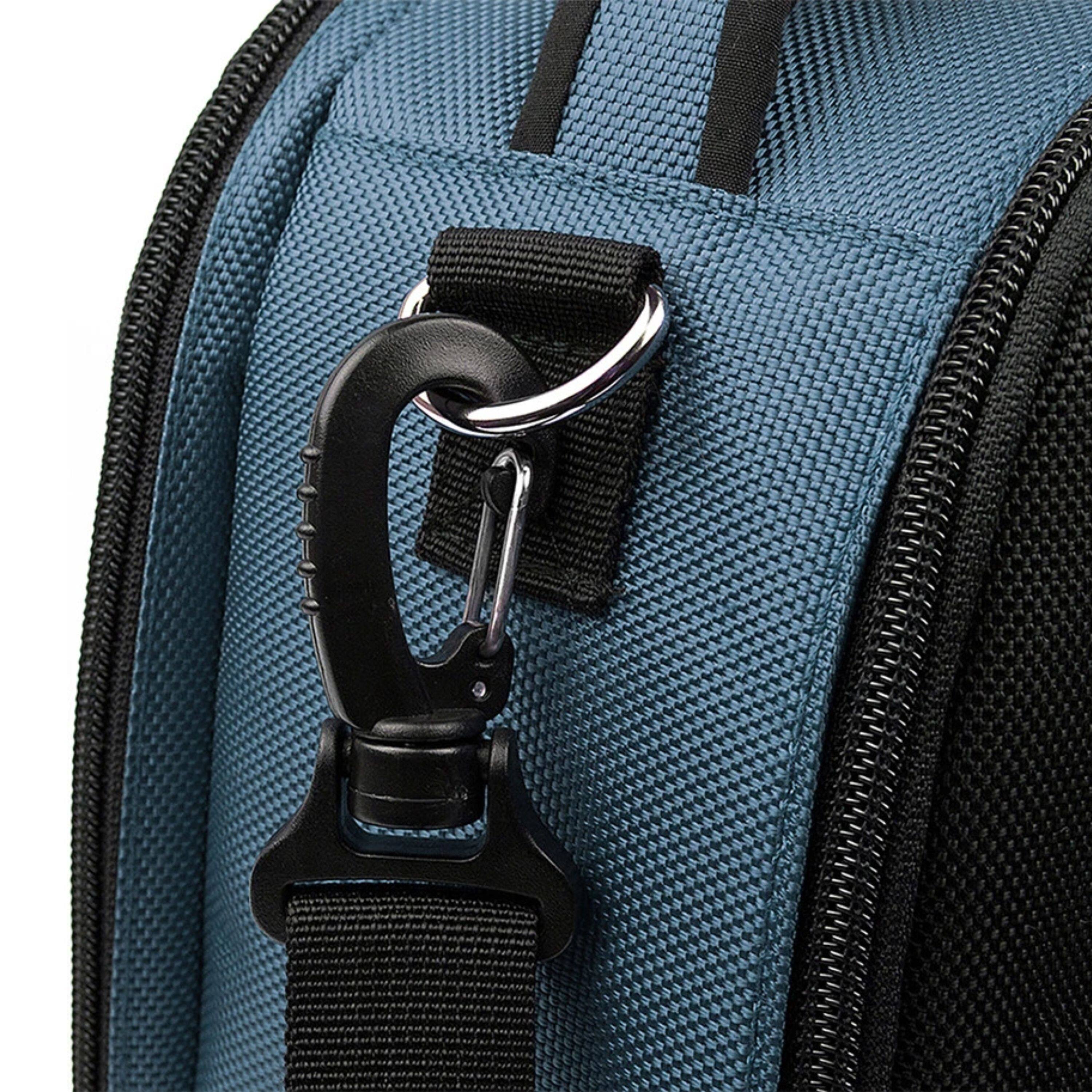 Alt View 1. Kitcheniva - Small DSLR Camera Shoulder Bag Case For Canon EOS Rebel Navy Blue - Navy Blue.