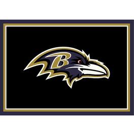 Imperial - Baltimore Ravens 7'8'' x 10'9'' Spirit Rug - Black