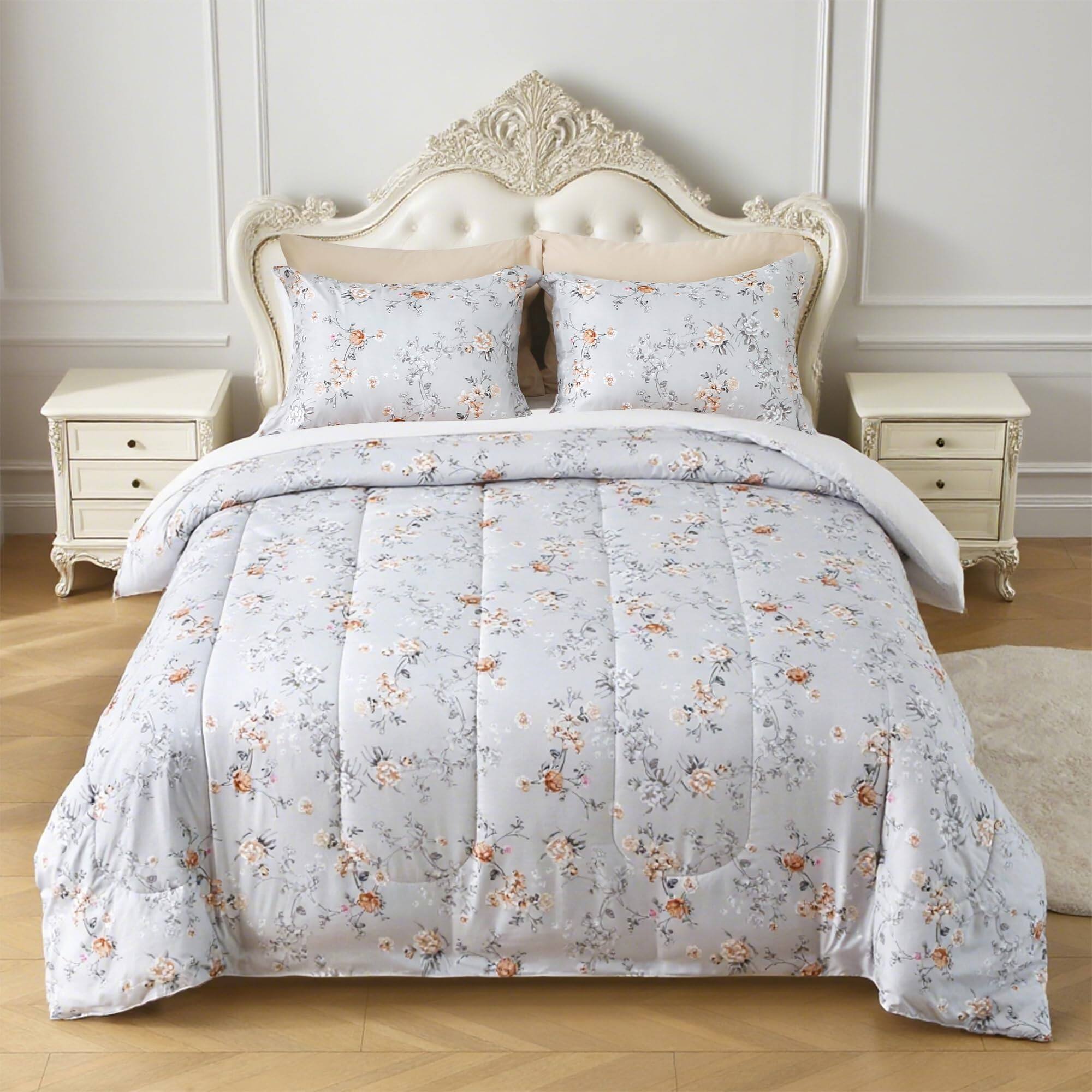 Grey and Orange Flower-King