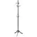 Front. Costway - Costway Free Standing Coat Rack Wooden Hall Tree 2 Adjustable Height w/ 9 Hooks - Grey.
