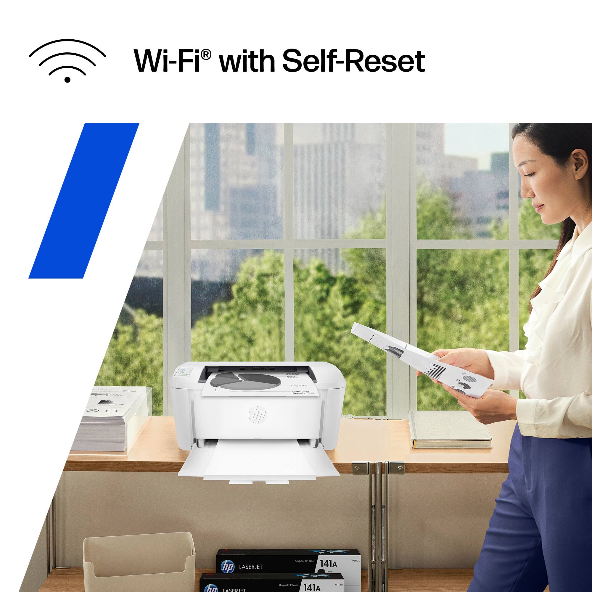 Wi-Fi® with Self-Reset

HP LASERJET 141A