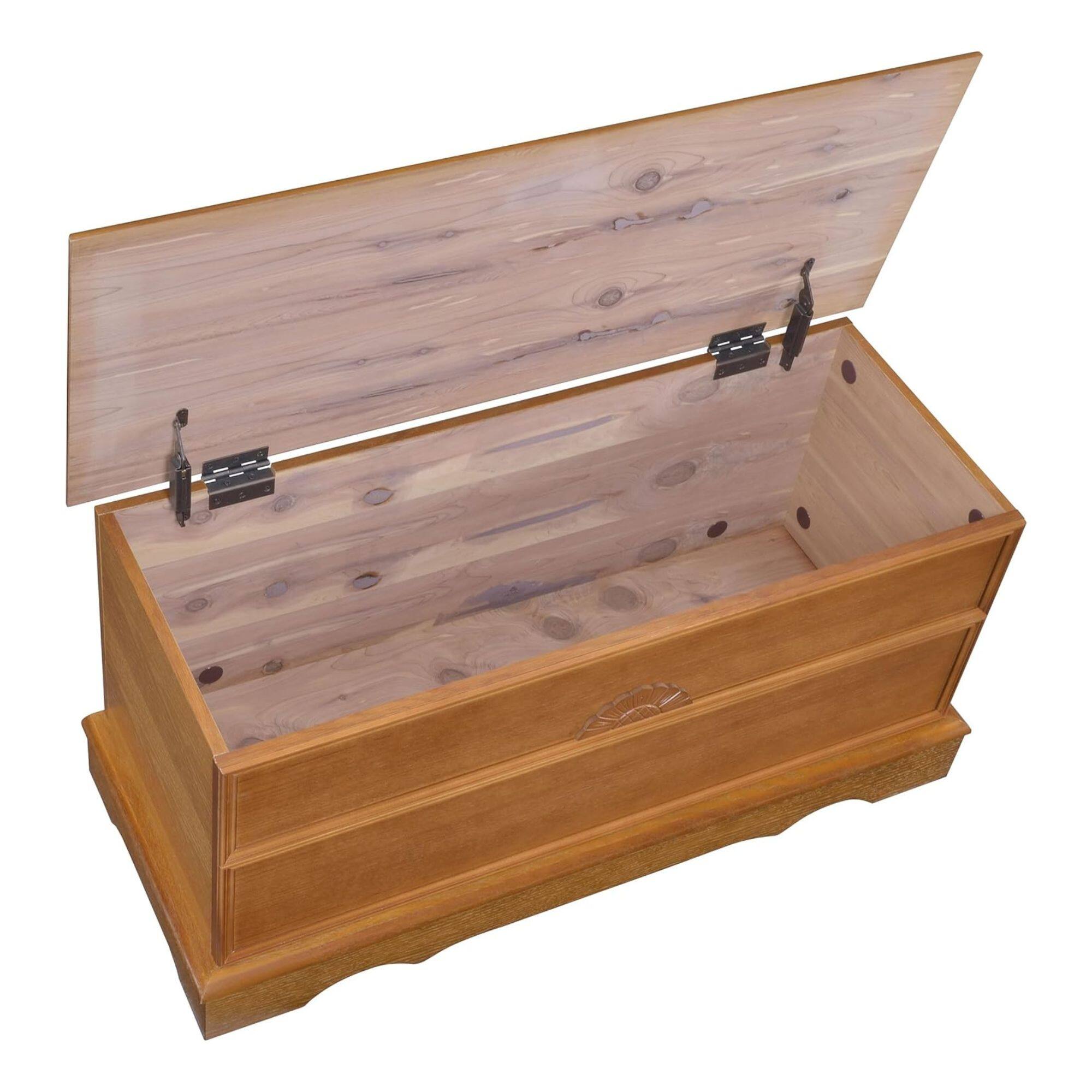 Alt View 4. Coaster Home Furnishings - Coaster Home Furnishings Paula 40" Storage Chest, Wooden Trunk Bedroom Furniture - Brown.