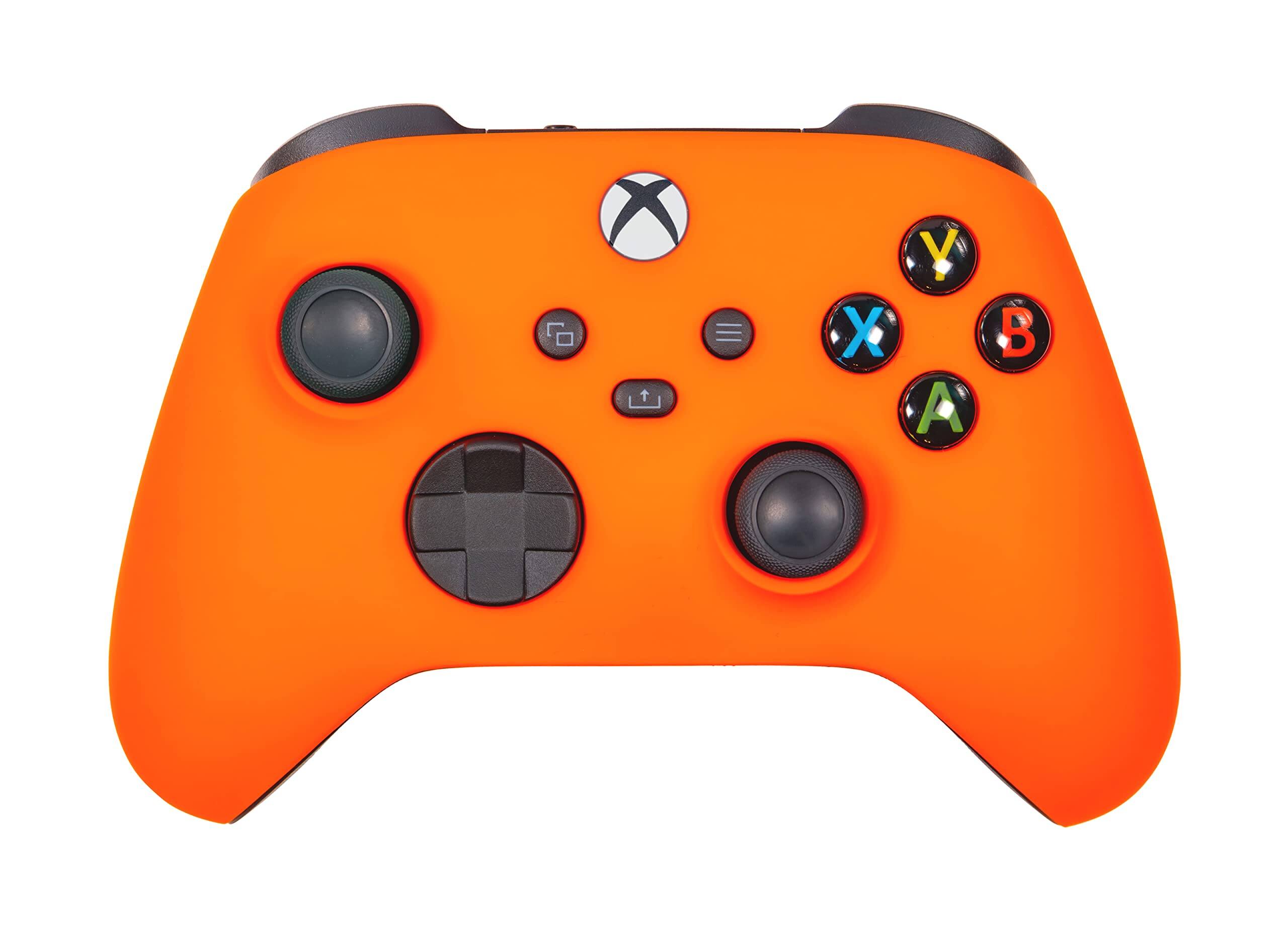 Front. Reds Spade - One Series X S Custom Color Changing Controller - Chameleon Compatible With - ORANGE XS.