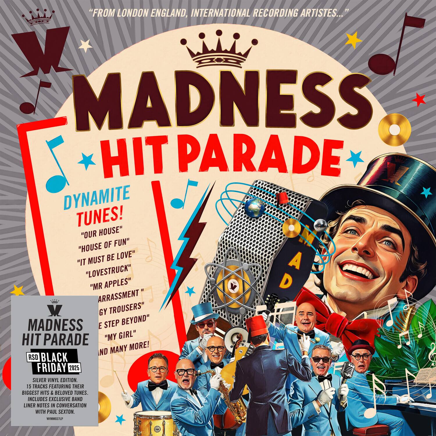 Madness - Hit Parade - Limited Opaque Silver Colored Vinyl   - VINYL LP