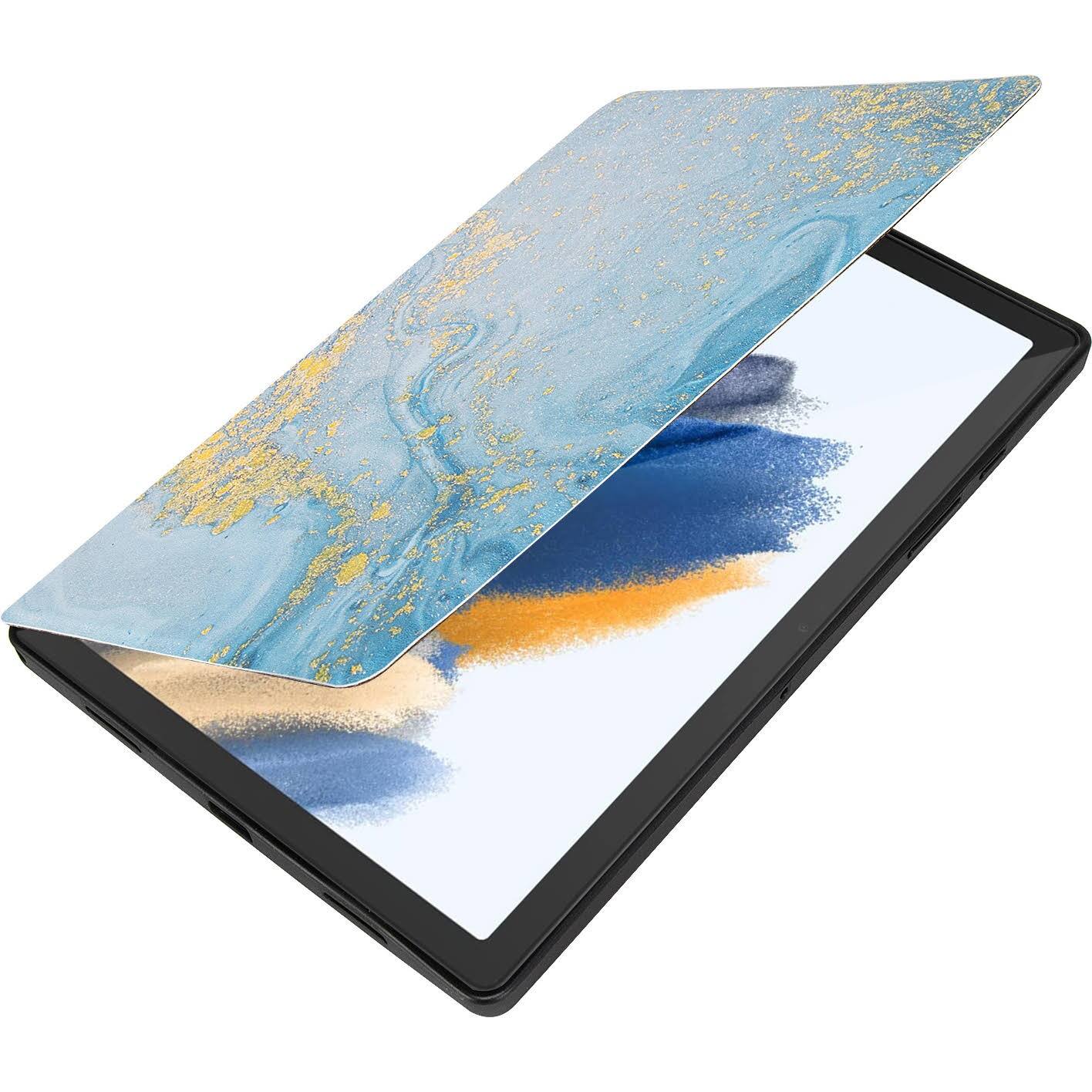 Alt View 14. SaharaCase - Multi-Angle Folio Case for Samsung Galaxy Tab A8 - Blue Marble.