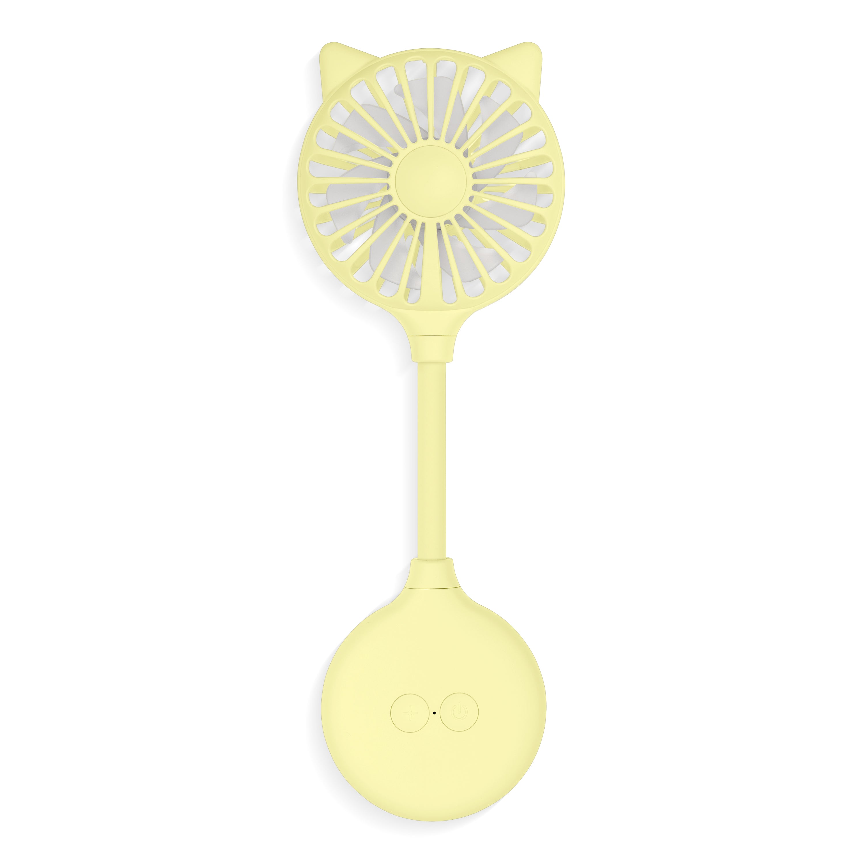 Alt View 5. Zadro - Zadro Hands-Free Cat Ears Beauty Fan - Stylish Portable Cooling Solution - White.