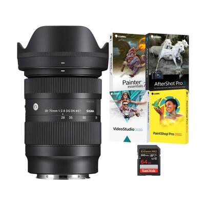 Sigma 28 70mm f/2.8 DG DN Contemporary Lens (Sony E Mount) Bundle Sigma 28 70mm f/2.8 DG DN Contemporary Lens (Sony E Mount) Bundle