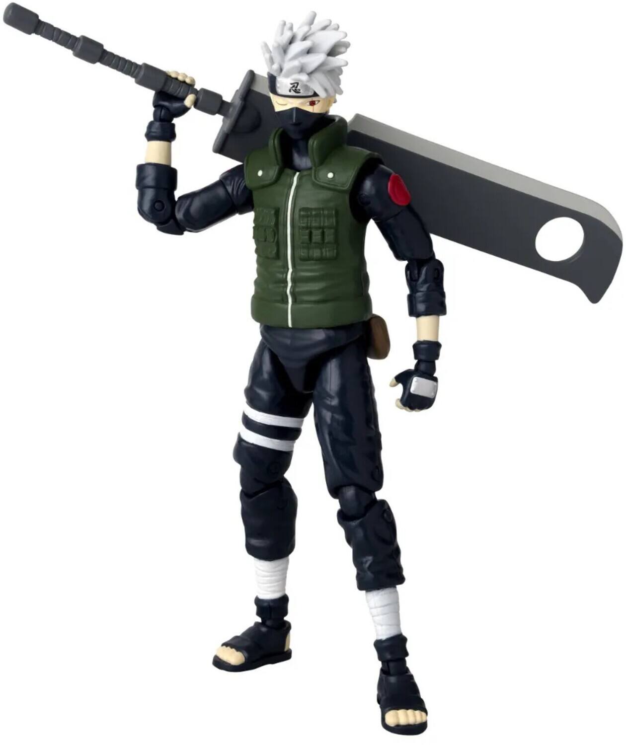 Alt View 1. Bandai - Anime Heroes - Naruto - Hatake Kakashi Fourth Great Ninja War Action Figure - Multicolor.