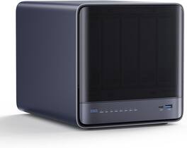 Minisforum - N5 MAX 5-Bay Desktop NAS, AMD Ryzen AI Max+ 395(16C/32T), Capacity 200TB, 64G LPDDR5x, 128G SSD
