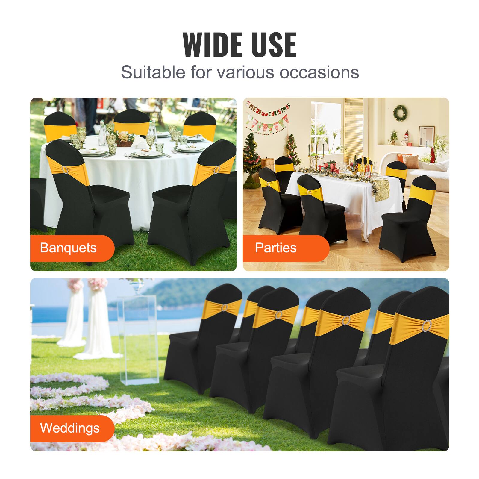 WIDE USE Suitable for various occasions - Banquets Parties Weddings