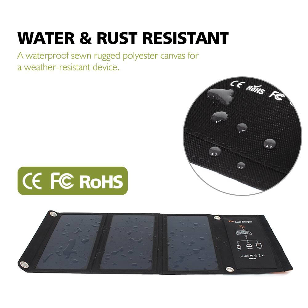 WATER & RUST RESISTANT

A waterproof sewn rugged polyester canvas for a weather-resistant device.

CE ROHS FC

CE FC RoHS