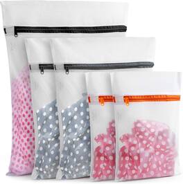 Zulay Kitchen - Zulay Home 5 Pack Mesh Laundry Bags for Delicates - Reusable Mesh Laundry Bags for Washing Machine - Multicolor