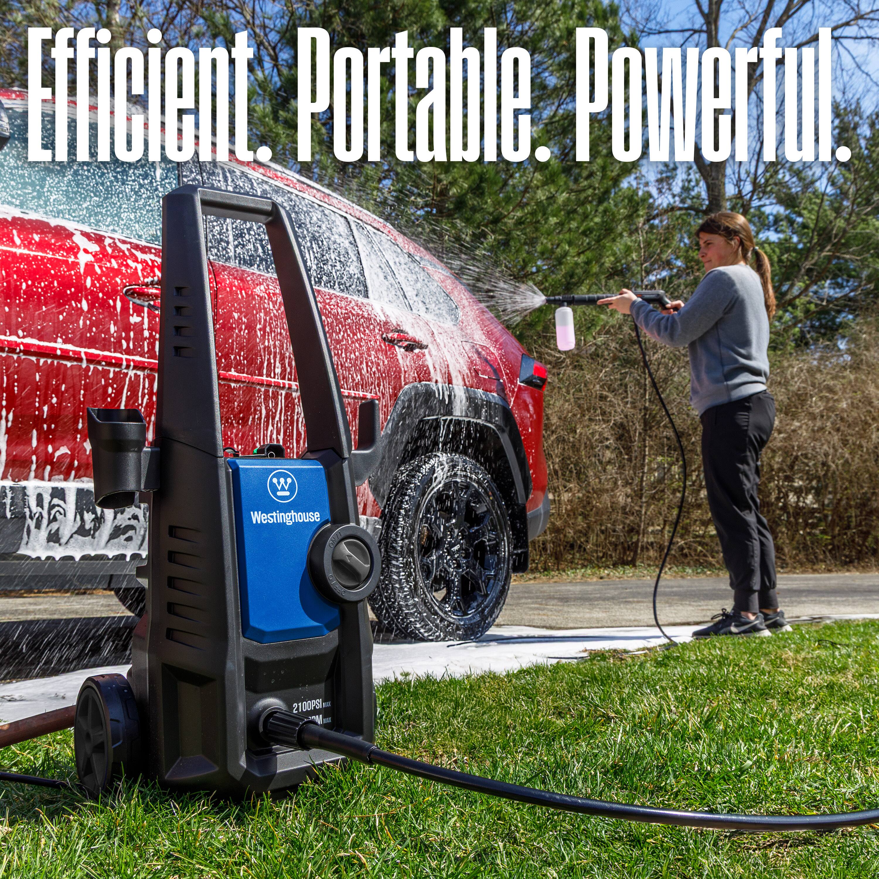 Efficient. Portable. Powerful.

Westinghouse
2100PSI