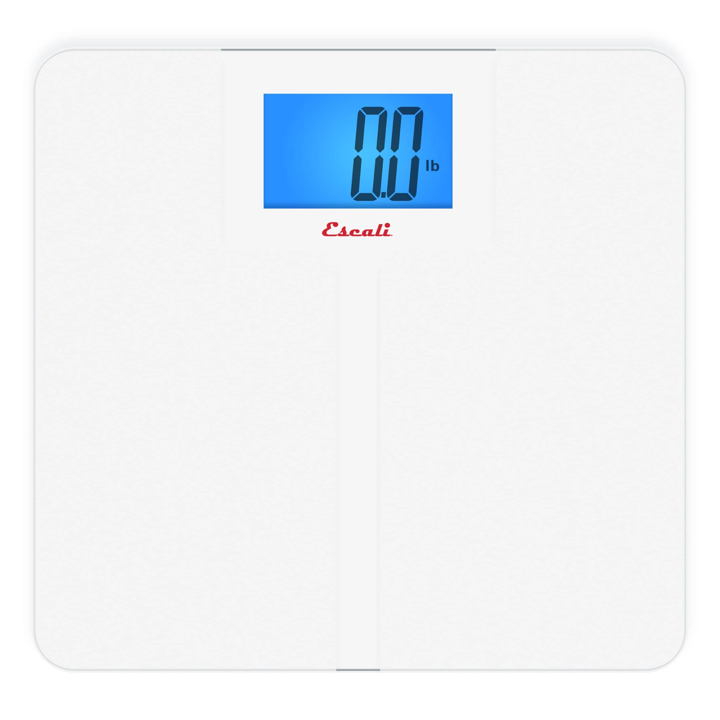Escali - High Capacity Anti-Slip Bathroom Scale - White