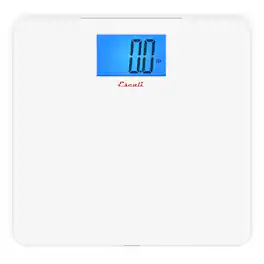 Escali - High Capacity Anti-Slip Bathroom Scale - White