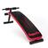 Alt View 19. Costway - Folding Weight Bench Adjustable Sit-up Board Workout Slant Bench - Red.