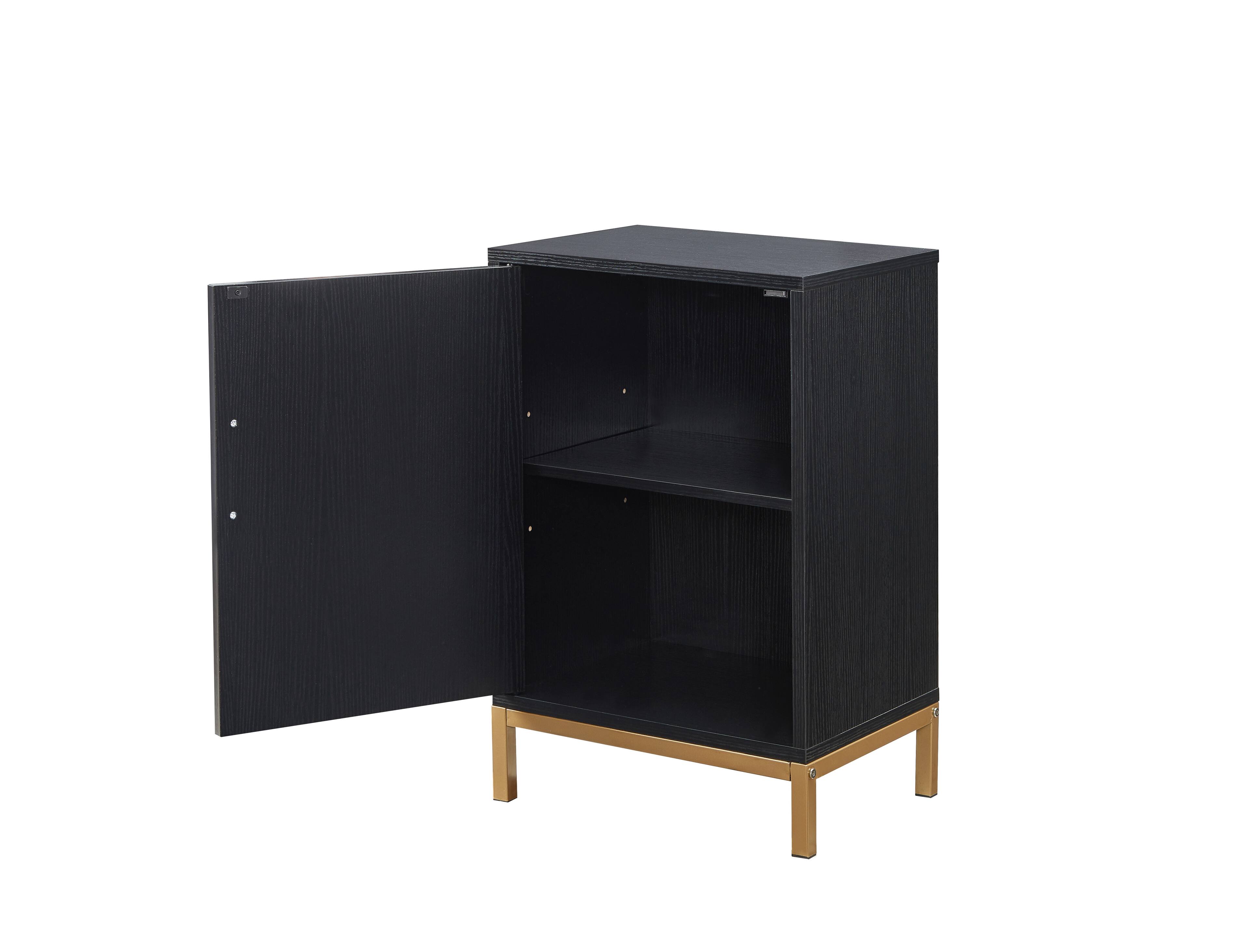 Alt View 3. Kings Brand Furniture - Kings Brand Furniture - Grant Accent Cabinet Side End Table - White.