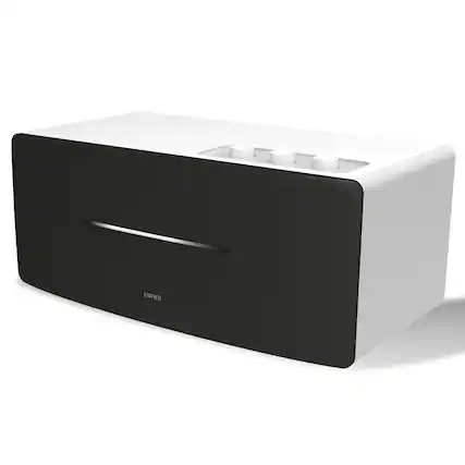 Front. Edifier - Edifier D12 Bluetooth Desktop Speaker Wireless Computer Speaker with Subwoofer Line Out - White.