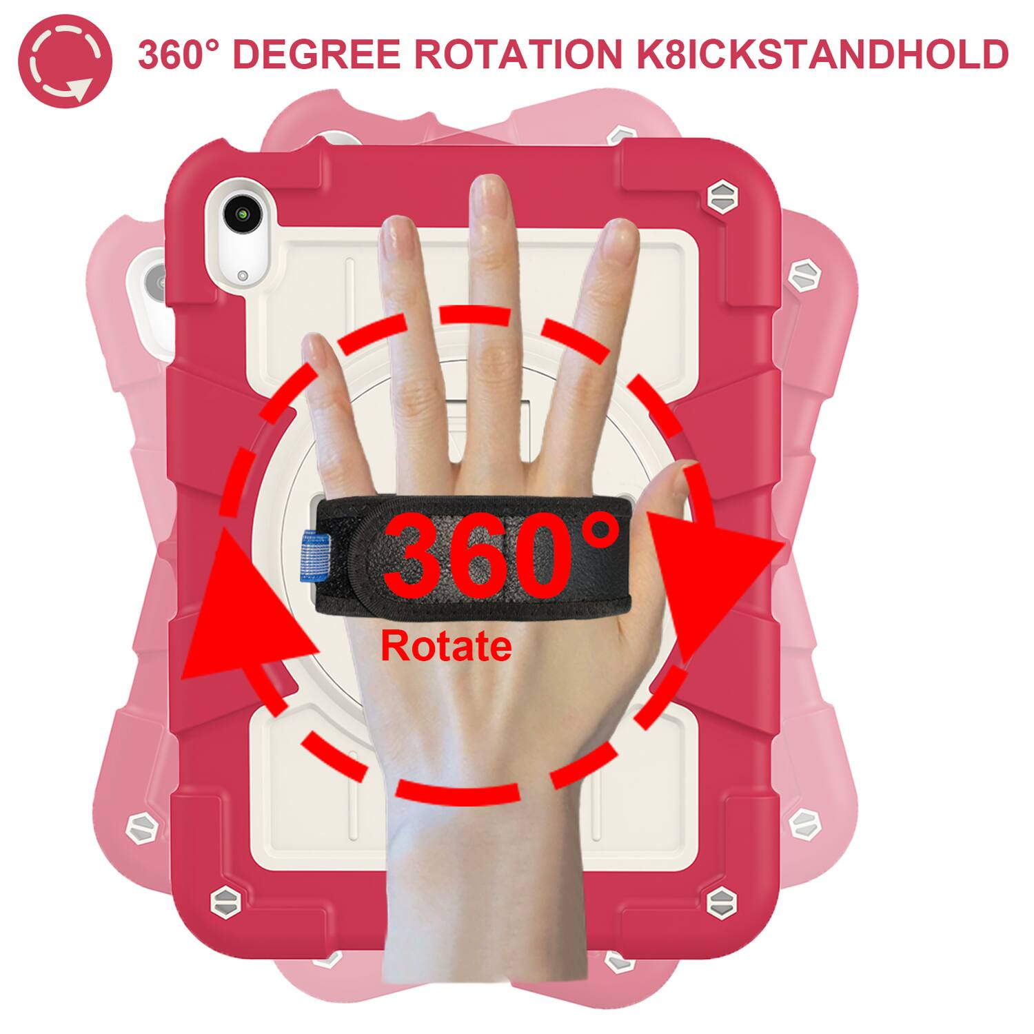 360° DEGREE ROTATION K8ICKSTANDHOLD

360°
Rotate