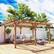Angle. Outsunny - x 16' Outdoor Pergola Grape Trellis, Wood Gazebo for Climbing Plants at Garden, Patio, Backyard - Brown.