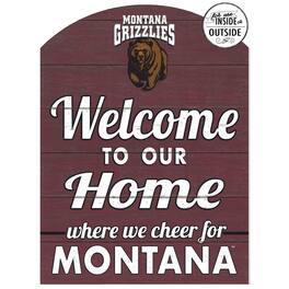 Jardine - Montana Grizzlies 16'' x 22'' Marquee Sign - Maroon