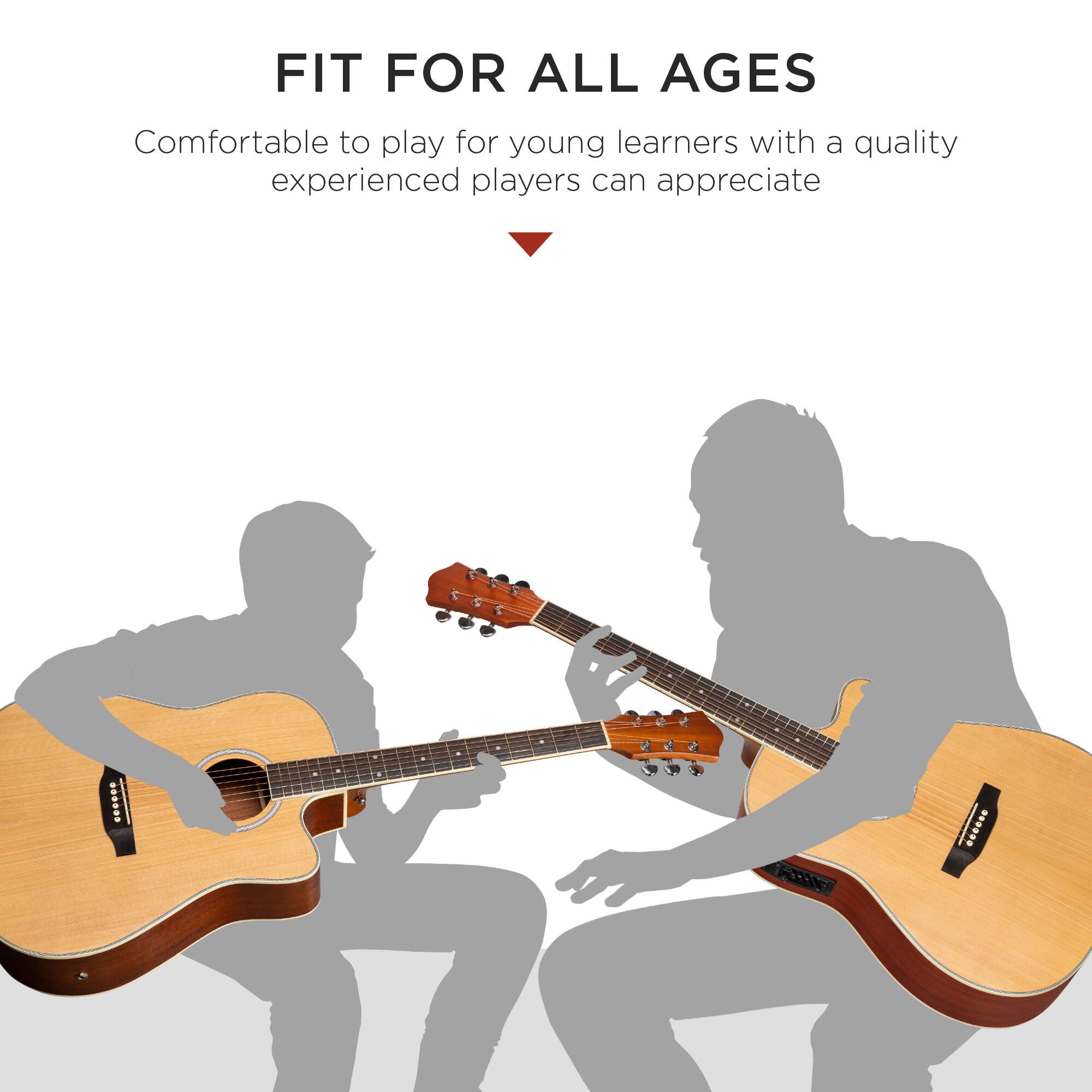 FIT FOR ALL AGES

Comfortable to play for young learners with a quality experienced players can appreciate