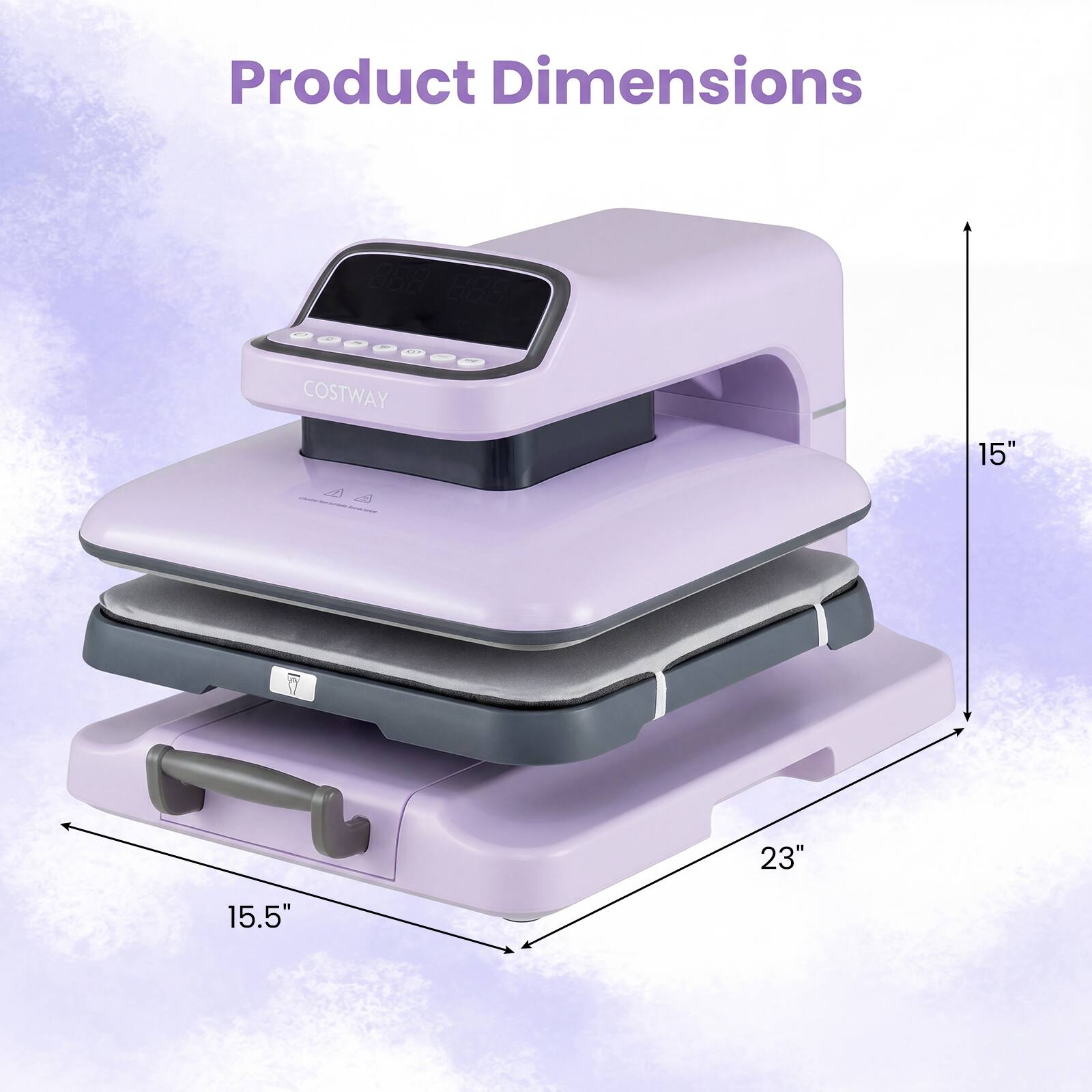 Product Dimensions: COSTWAY 15" x 23" x 15.5"