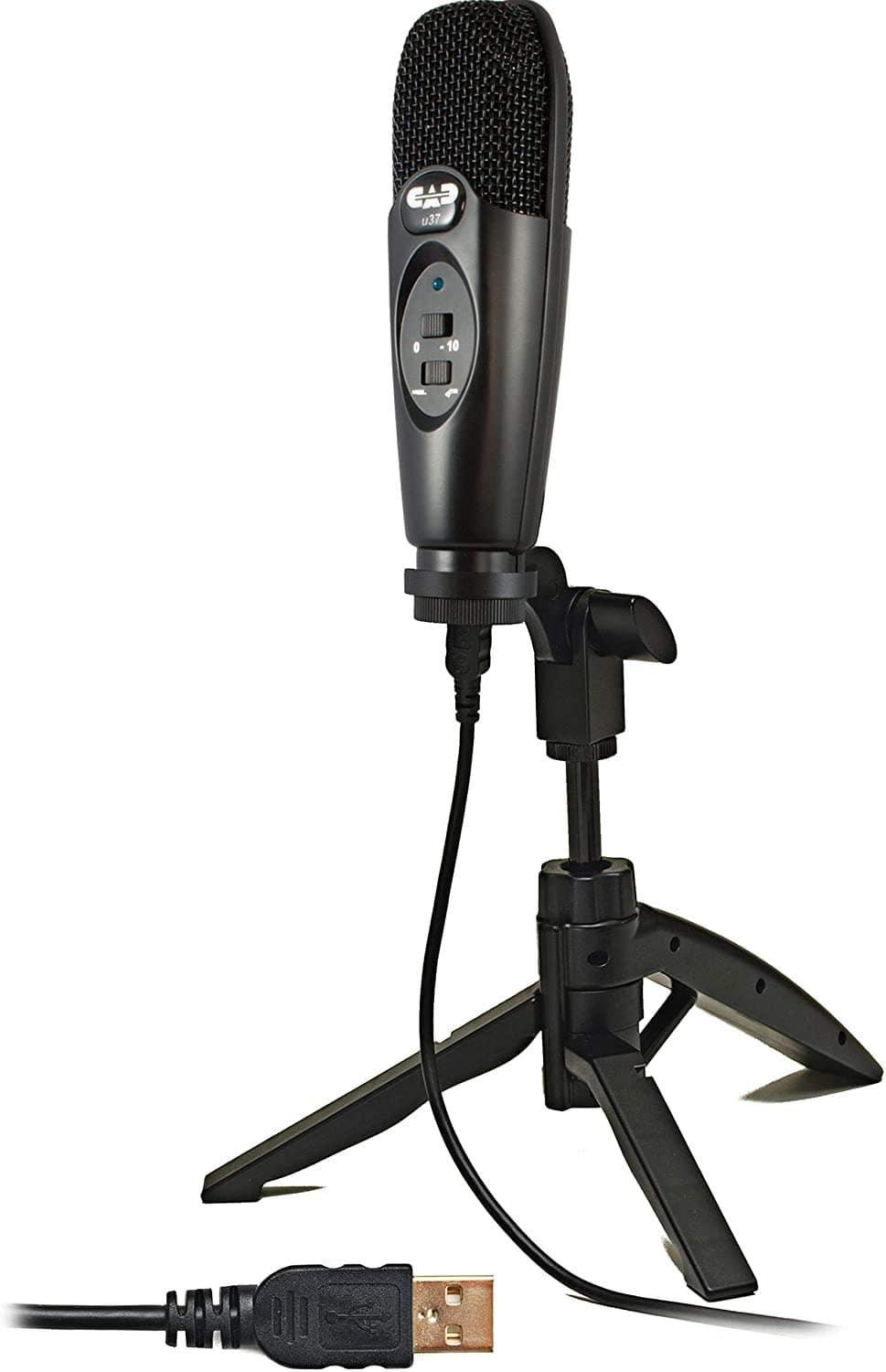 TECH SAFARI - U37 Usb Studio Condenser Recording Microphone - USB Large Diaphragm Cardioid Mic