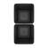 Alt View 8. Rev-A-Shelf - Rev-A-Shelf Double Pullout Trash Can 27 qt. for Kitchen, Gray, RV-15KD-13C-S - Orion Gray.