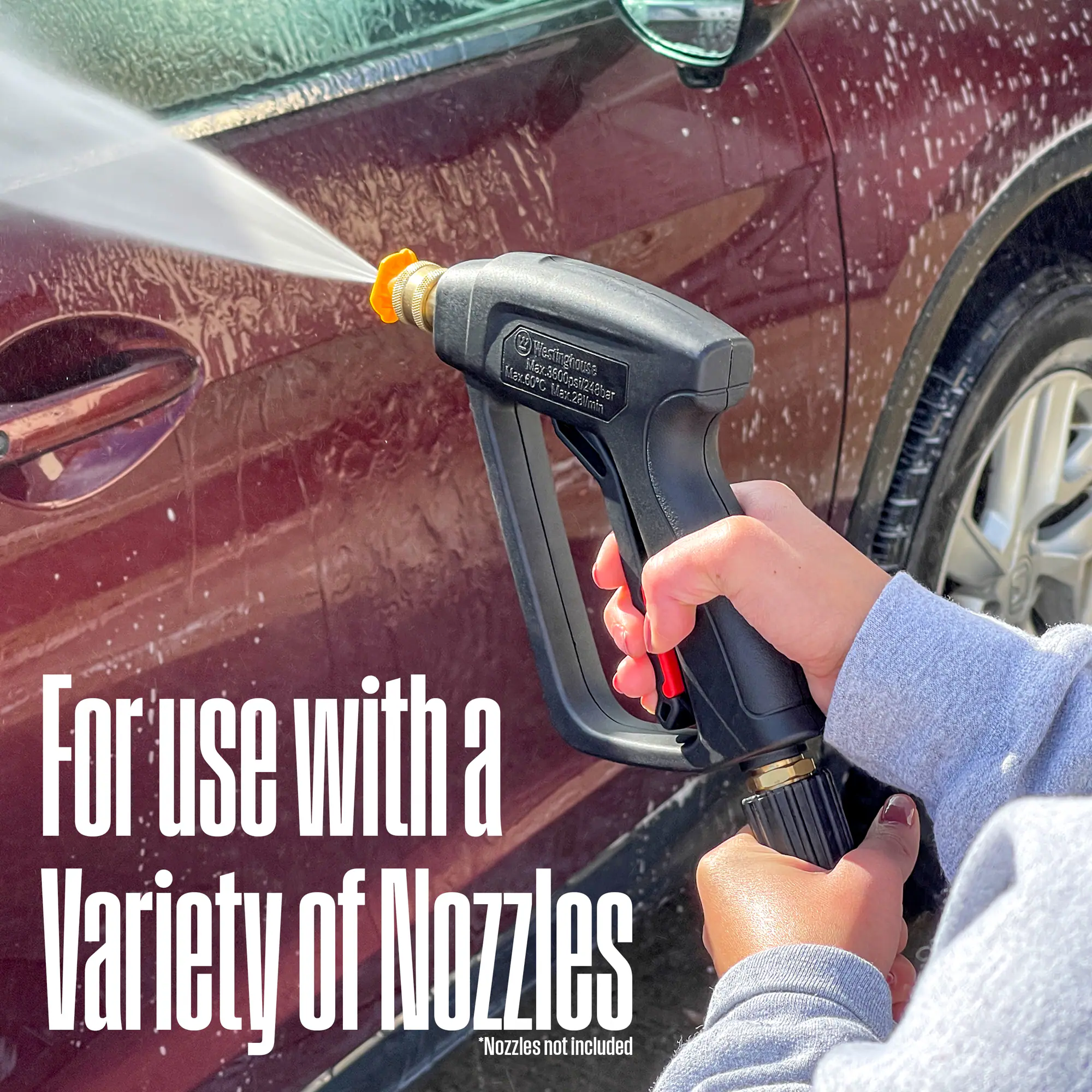 1ex5000 3500248er Feclinghooss Marr8alh For use with a Variety of Nozzles Nozzles not included