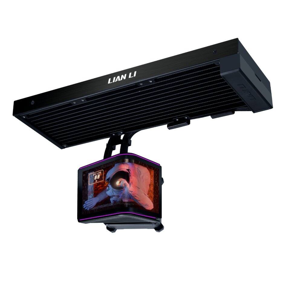 Lian Li Hydroshift II OLED Curved 360 Liquid CPU Cooler Adjustable