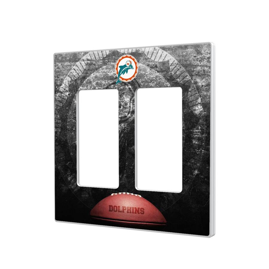 Keyscaper Miami Dolphins Legendary Design Double Rocker Lightswitch ...