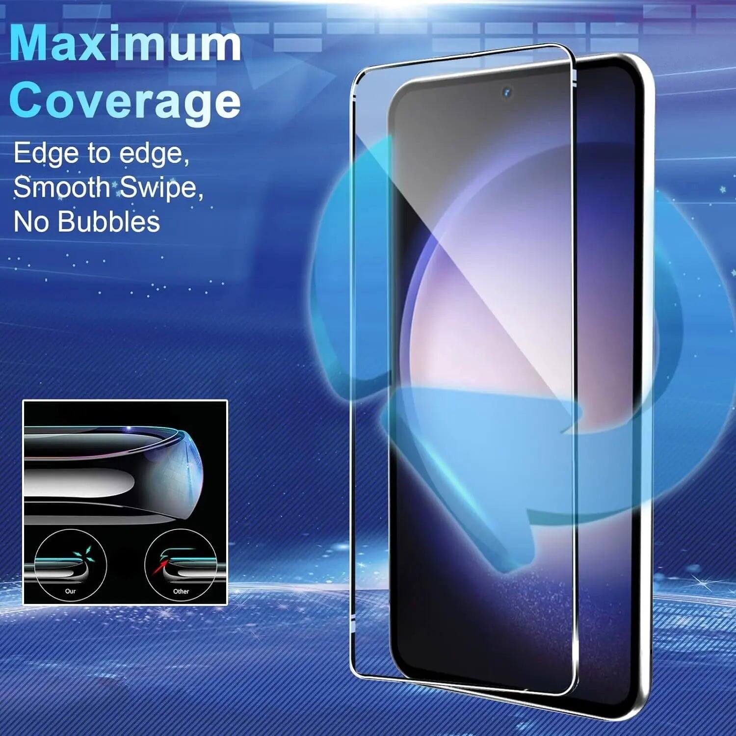 Maximum Coverage  
Edge to edge, Smooth Swipe, No Bubbles  

Our  
Other