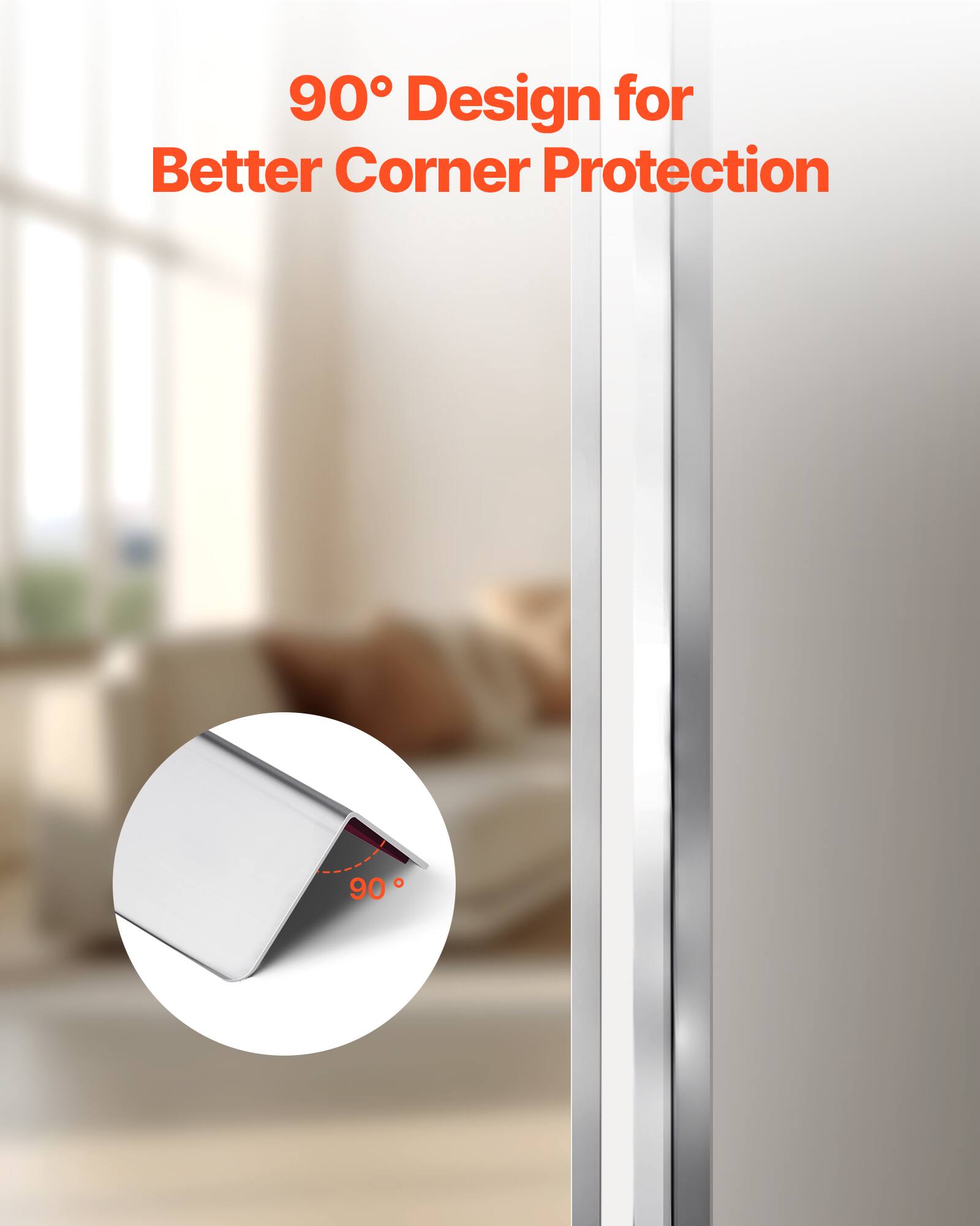 90° Design for Better Corner Protection