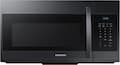 Samsung - 1.7 cu. ft. Over-the-Range Microwave - Matte Black Steel