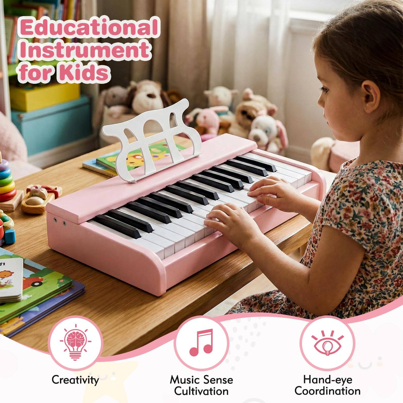 Educational Instrument for Kids

Creativity  
Music Sense Cultivation  
Hand-eye Coordination
