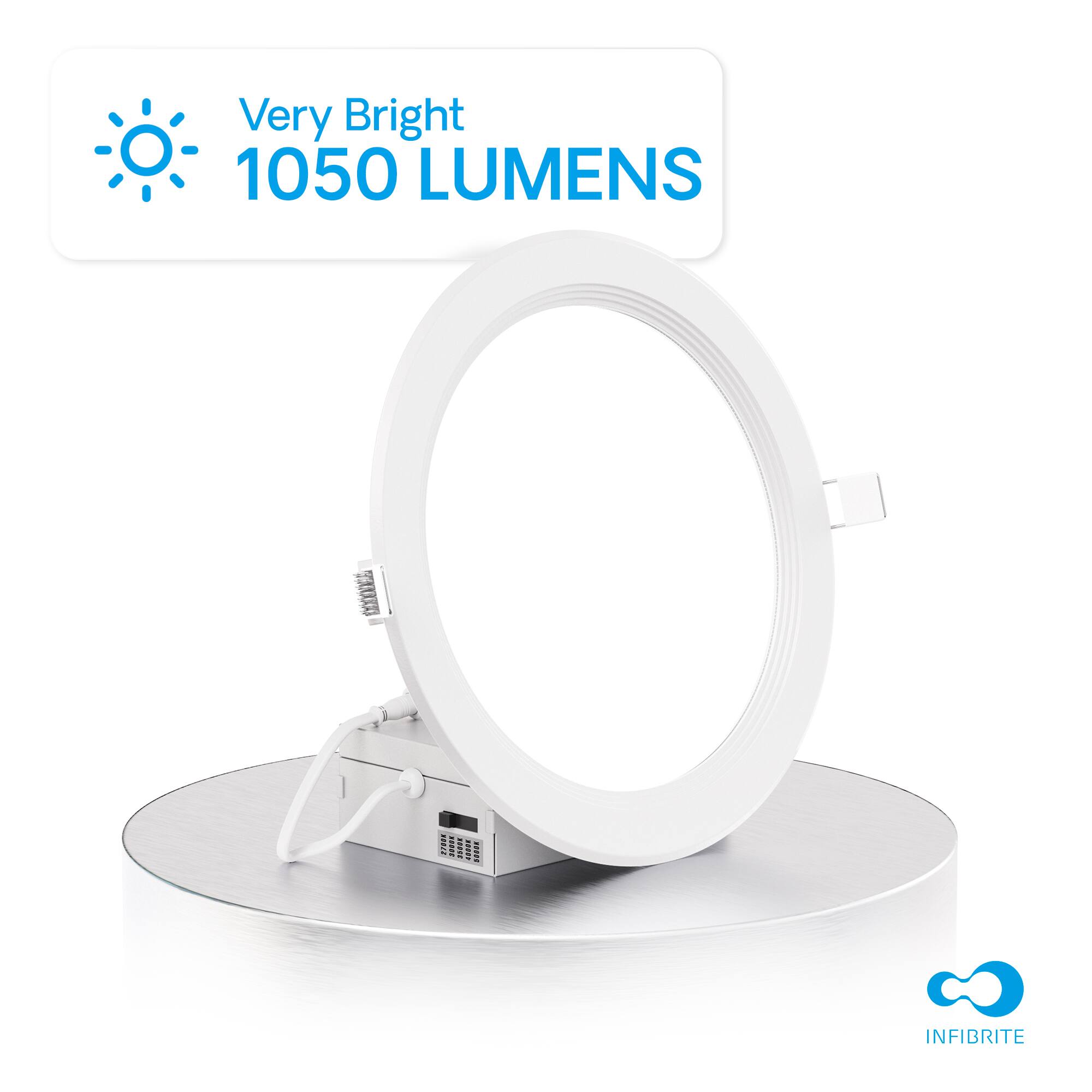 Very Bright 1050 LUMENS

INFIBRITE