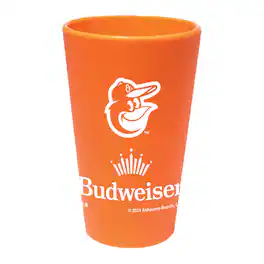 WinCraft - Baltimore Orioles MLB x Budweiser 16oz. Silicone Pint Glass - Multicolor