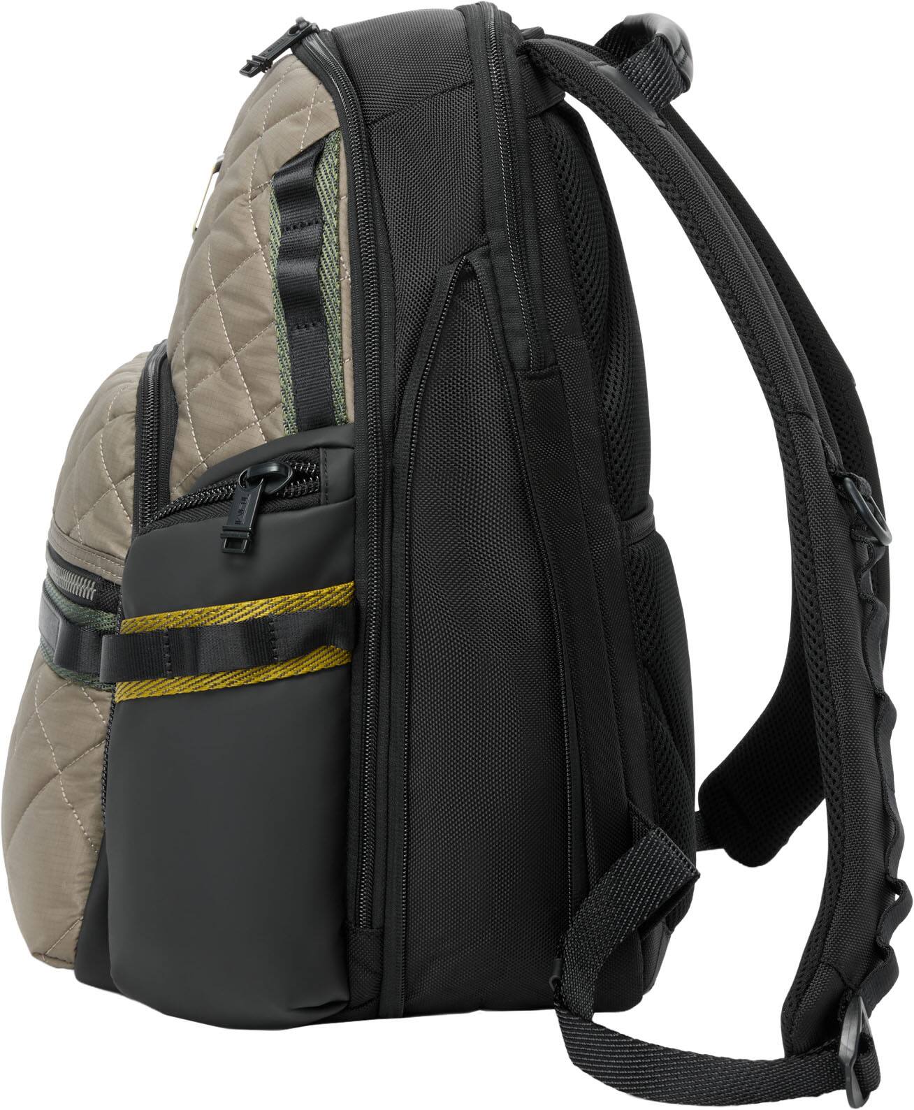 Left. TUMI - Alpha Bravo Navigation Backpack Fits Up to 15" Laptop - Taupe Multi.