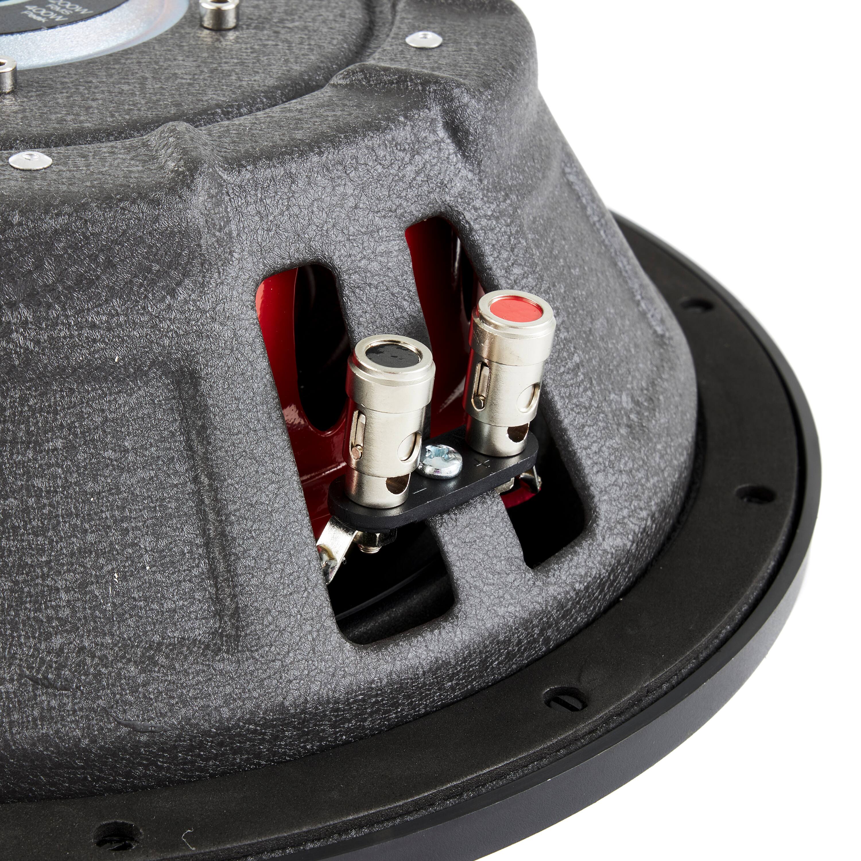 Alt View 4. MB Quart - 2) MB Quart DS1-304 800 Watt 12 Inch Slim Shallow Subwoofers Car/Truck DVC Subs - Black.