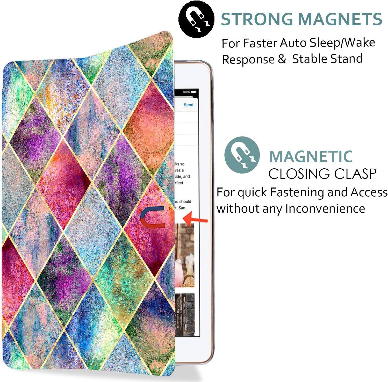 STRONG MAGNETS For Faster Auto Sleep/Wake Response & Stable Stand

MAGNETIC CLOSING CLASP For quick Fastening and Access without any Inconvenience