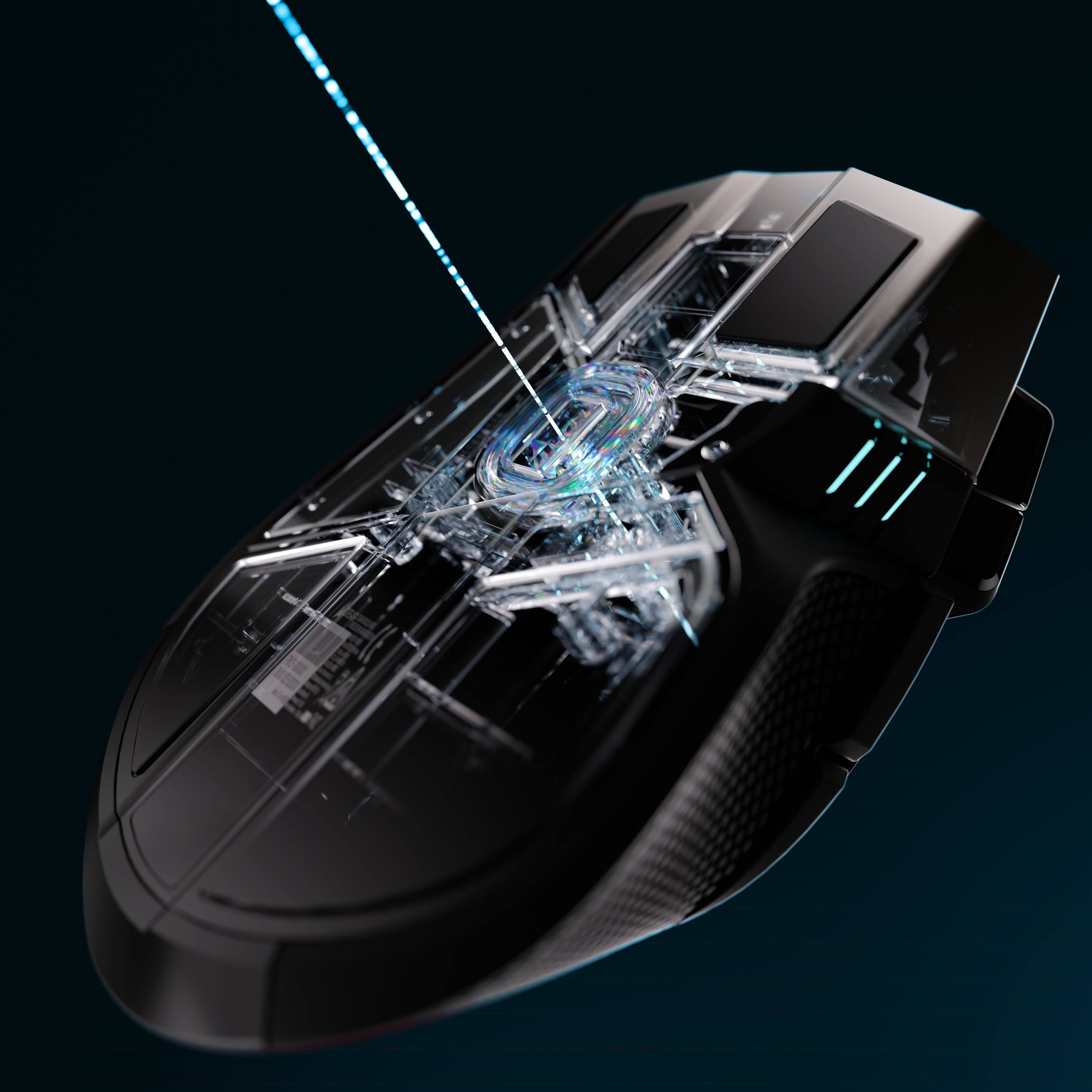 Alt View 17. CORSAIR - IRONCLAW WIRELESS SE Gaming Mouse - Black.