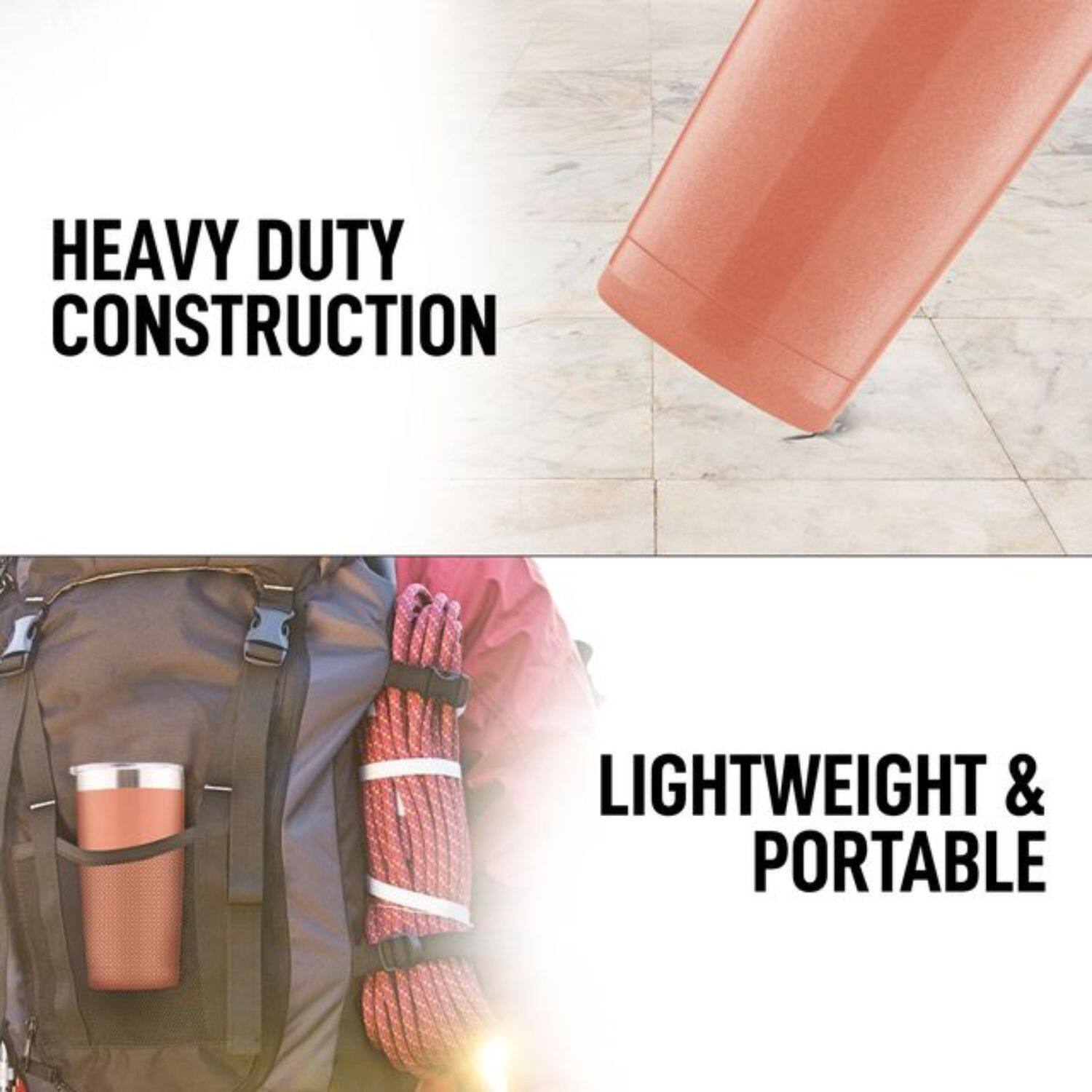 HEAVY DUTY CONSTRUCTION

LIGHTWEIGHT & PORTABLE